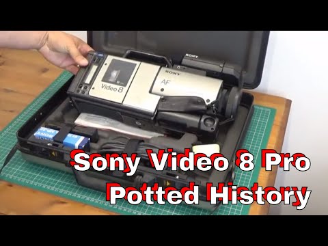 DuB-EnG: Sony Video 8 Pro Handycam Hi Digital Camera Camcorder - A potted history and old footage