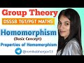 Group Theory | DSSSB TGT MATHS PREPARATION | Homomorphism and Automorphism #dsssb #dsssbtgtmaths