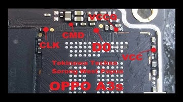 Oppo A3s cph1803 EMMC ISP PINOUT