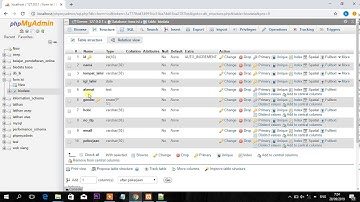 Tutorial Membuat data bases form pendaftaran dengan XAMPP mysql+php