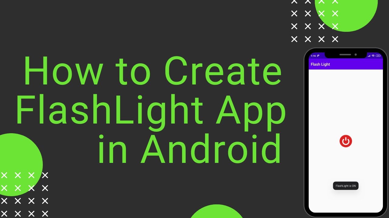 How To Create Flash Light App In Android | Android Studio | Android Beginner Series | Penguin Coders