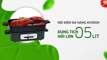 Nồi lẩu điện,nồi lẩu nướng Kangaroo KG5EGH,dung tích 5L,công suất 1400W, bảo hành 12 tháng- Lulucaci