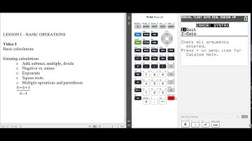 Using the TI-84 Calculator