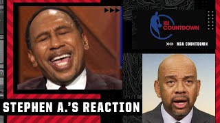 Wilbon’s take on Bucks-Bulls rivalry has Stephen A. HOWLING 🤣 | NBA Countdown