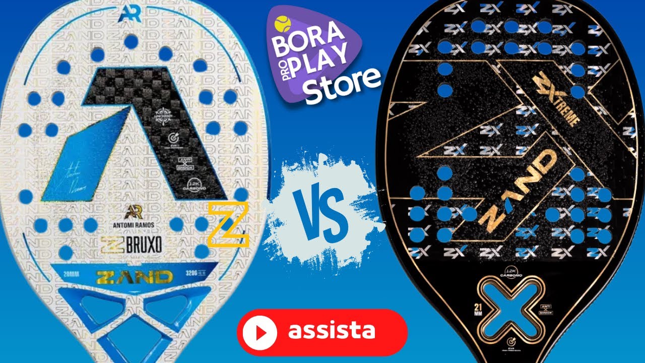COMPARATIVO RAQUETE DE BEACH TENNIS - Z XTREME vs Z BRUXO - ZAND 2025