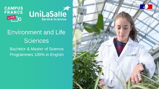 Discover UniLaSalle Environment & Life Sciences Programmes 100% in English screenshot 1