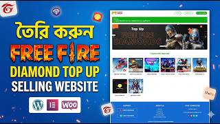 how to create free fire diamond top up, pubg uc, voucher, gift card selling website screenshot 3