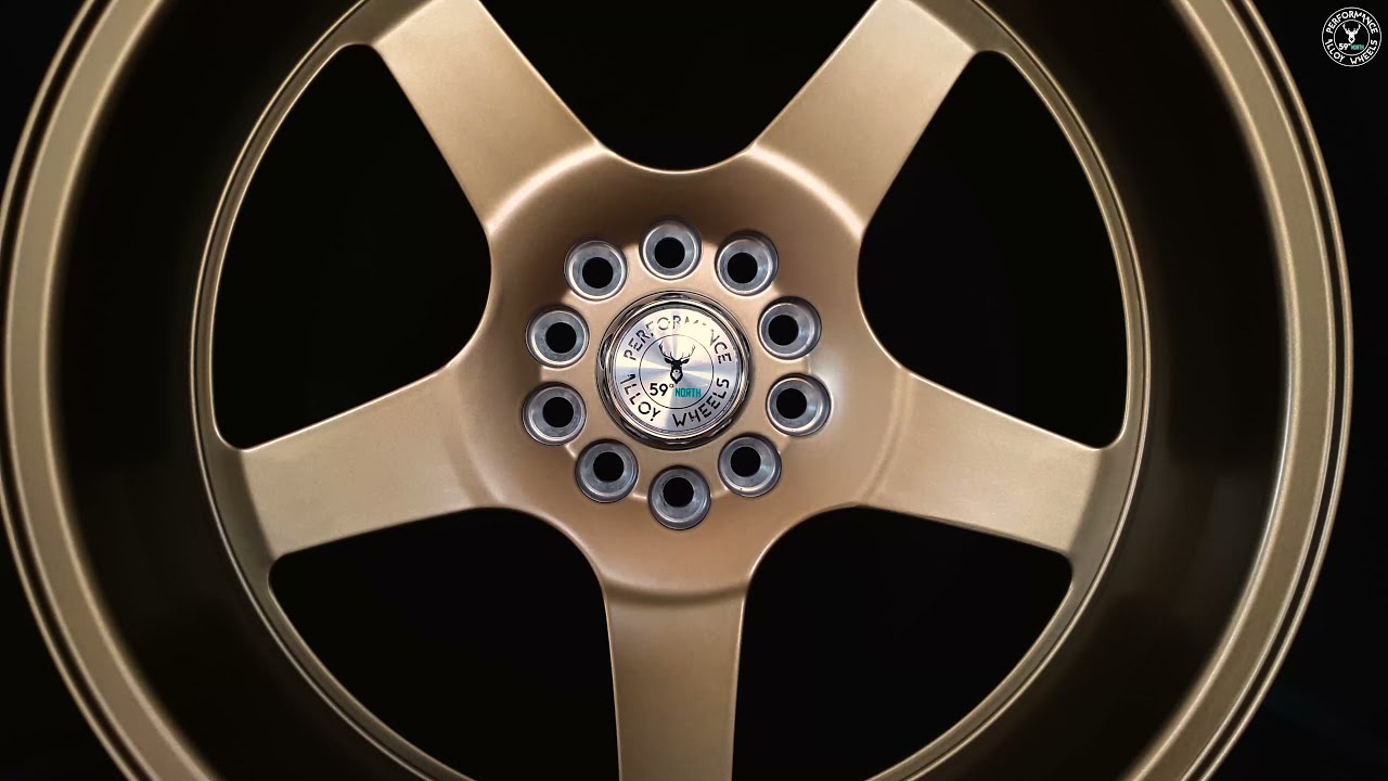 59North Wheels D-004 MatteBronze wheel presentatnion Sidovskicom