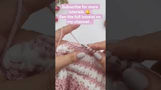 How to Crochet an Invisible Half Double Crochet (HDC) Decrease #crochet #crochetstitch