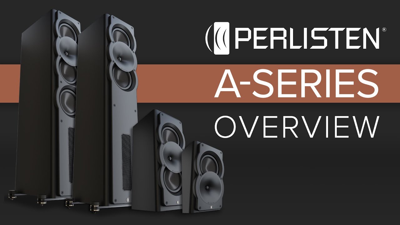 Perlisten Audio A4t Tower Speaker - Matte Black - EACH