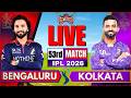 🔴Live IPL: RCB vs KKR, IPL 2026 | Live Cricket Match | Bengaluru vs Kolakta, LIVE IPL Match Today