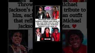 Michael Jackson’s Children Pay Emotional Tribute Inspired by His Iconic Style ❤️🎤.#shorts