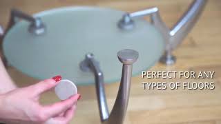 Furniture Pads 215 pcs X-PROTECTOR Best Felt Furniture Pads - Furniture Floor Protectors Fel Reviews
