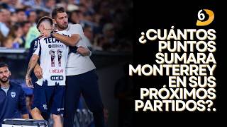 How many points will Monterrey earn in their upcoming matches?
