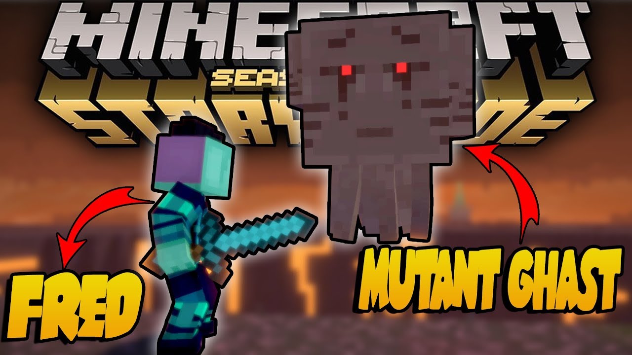 FRED VS MUTANT GHAST!! - Minecraft Story Mode Season 2