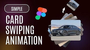 How to Create A Card Swipe Animation in Figma I Figma Tutorial (Step by Step Guide)
