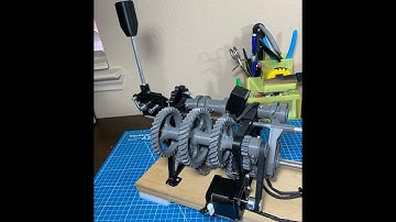 3D Printed Sequential Transmission In Action
