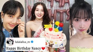 Famous People Wishing 'Nancy' Happy Birthday | Momoland Nancy Birthday Celebration