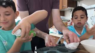 סלסלת קדאיף עם גלידת שוקולד