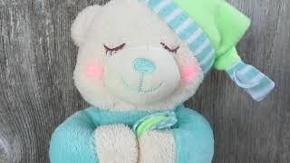 Praying Bear Plush Blue Blanket Now I Lay Me Down To Sleep Hugfun Electronic