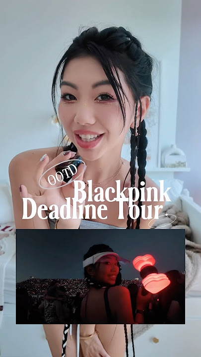 My BLACKPINK Concert OOTD 💕🖤 | Deadline Tour Look! #blackpink #deadlinetour #concertootd