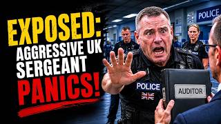 EXPOSED: Aggressive UK Sergeant PANICS When Auditor Refuses to Back Down!