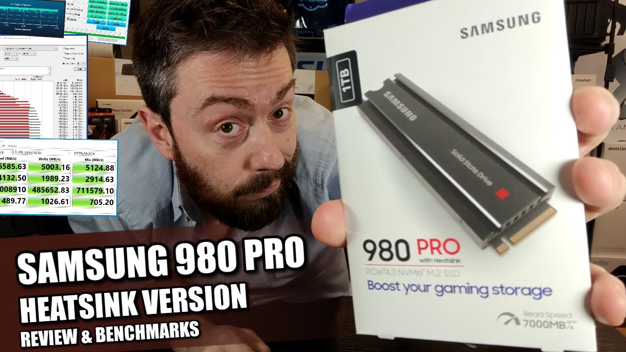 Samsung SSD SERIE 980 PRO M.2 2To 2280 PCIe 4.0 x4 NVMe 1.3c