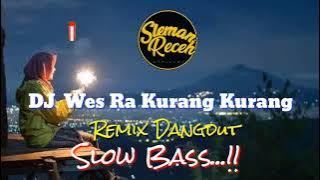 DJ slow bass Wes Ra Kurang Kurang  Sleman Receh