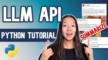 Using LLM API in Python to Generate Summaries | Python AI Tutorial