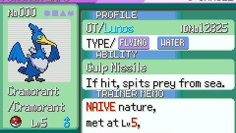 Pokeemerald | Gulp Missile