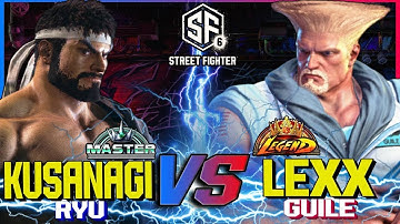 SF6 ▰ KUSANAGI (RYU) vs LEXX (GUILE) ▰ HIGH LEVEL GAMEPLAY