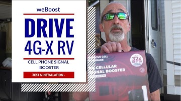 Ep.  39: weBoost Drive 4G-X RV Cell Phone Signal Booster - Test, Review & Installation