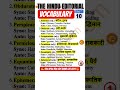 The Hindu Editorial Vocabulary | Daily 50 Words for UPSC, SSC, Bank, CAT &amp; IELTS | Jimmy Bhadauriya