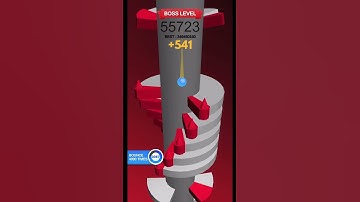 Helix Jump: Boss Level 54 #helixjump #shorts #mobilegames