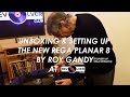 Unboxing  setting up the new planar 8 by roy gandy founder rega research at the revolver club