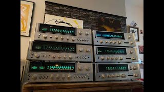 Sansui 331/881 whole range of vintage receivers (1974) reviewed ,and sound comparison.