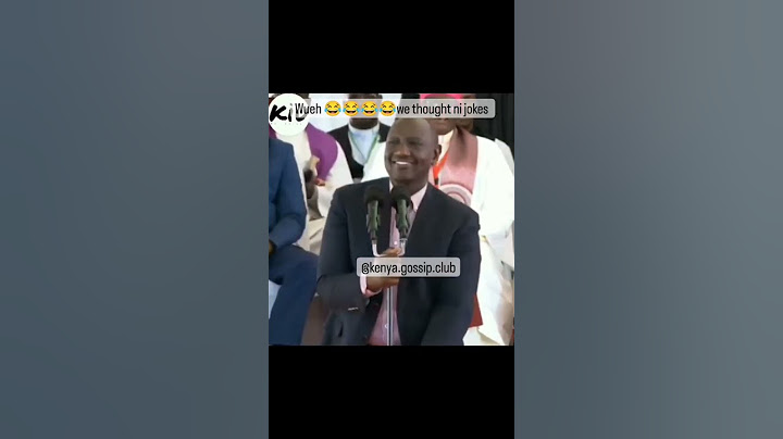 RUTO MTAJUA HAMJUI😂😂😂😂😁😁😁