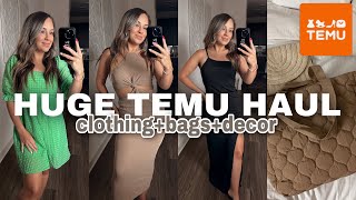 HUGE TEMU HAUL / TESTING OUT TEMU CLOTHING / TEMU CLOTHING HAUL