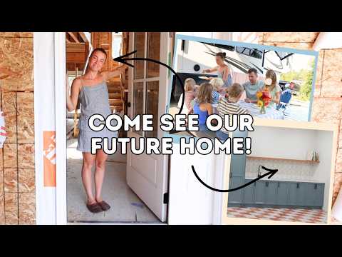 EXCITING House Build Update | tour, future homeschool space...