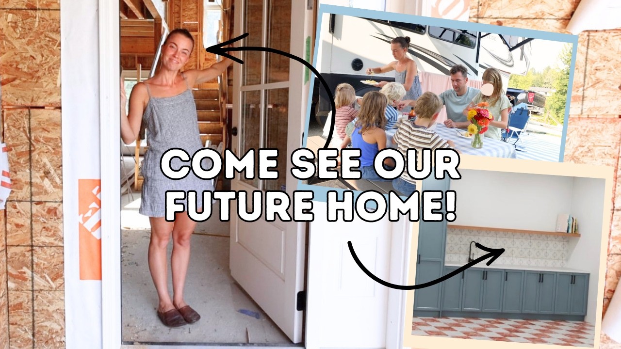 EXCITING House Build Update | tour, future homeschool space...