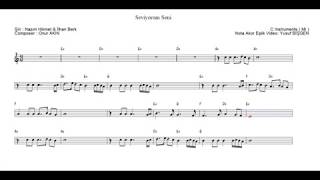 Seviyorum Seni - Nota Akor Eşlik - C Instruments (Mi)