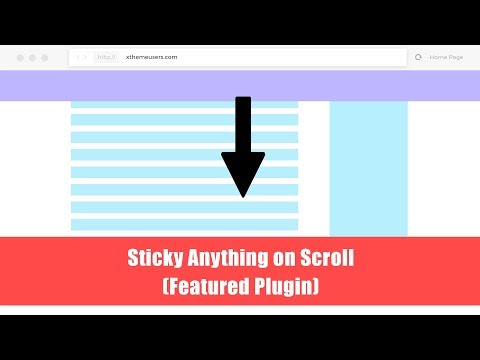 Sticky Anything on Scroll (Featured Plugin)