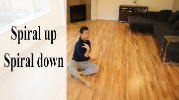 How to Get up Off the Floor Easily - Spiral to Stand/ Spiral to Sit | Feldenkrais Style