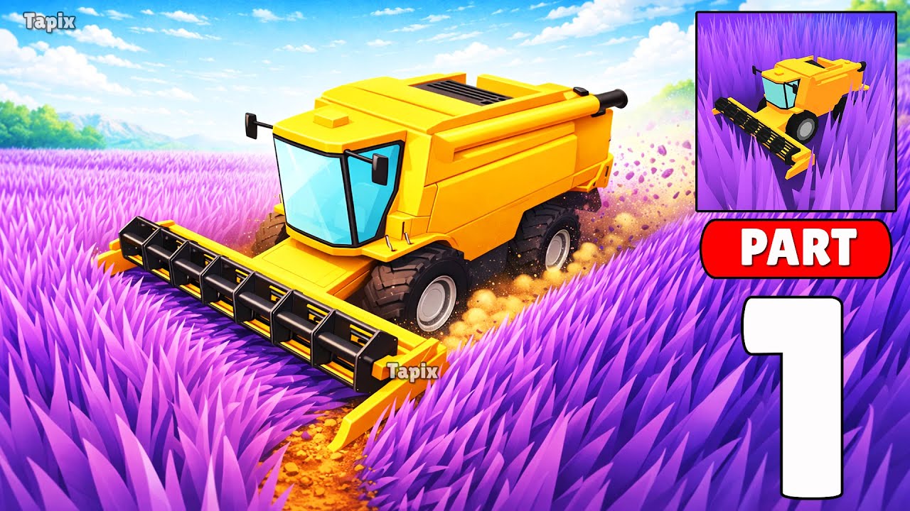 Mow it Harvest & Mowing – Relaxing Farm Mower Gameplay 🌾 (iOS, Android)