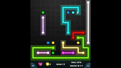flow game facebook - 12 x 12 mania level 13 Connect the dots
