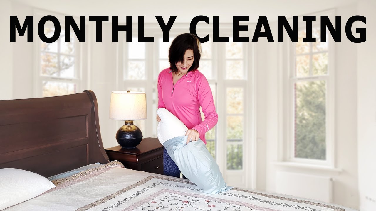 Monthly Deep Cleaning Hacks for A Spotless Home - YouTube