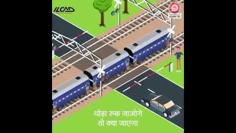 Wait! Watch!!And then proceed!!!Safety is of paramount importance!Adhere to all the safety guideline