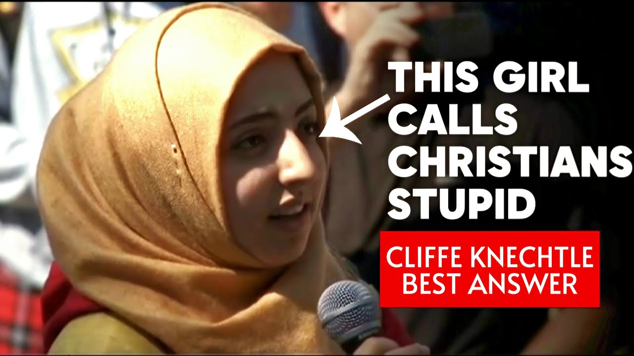 Muslim Girl Calls Christians Stupid! | Cliffe Knechtle Powerful Speech 