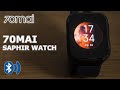 70mai Saphir watch - полный обзор, bluetooth 5, GPS + GLONASS,  пульс, стресс, барометр, спорт