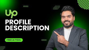 Free AI Tool to write SEO Optimized Upwork Profile Descriptions in seconds!
